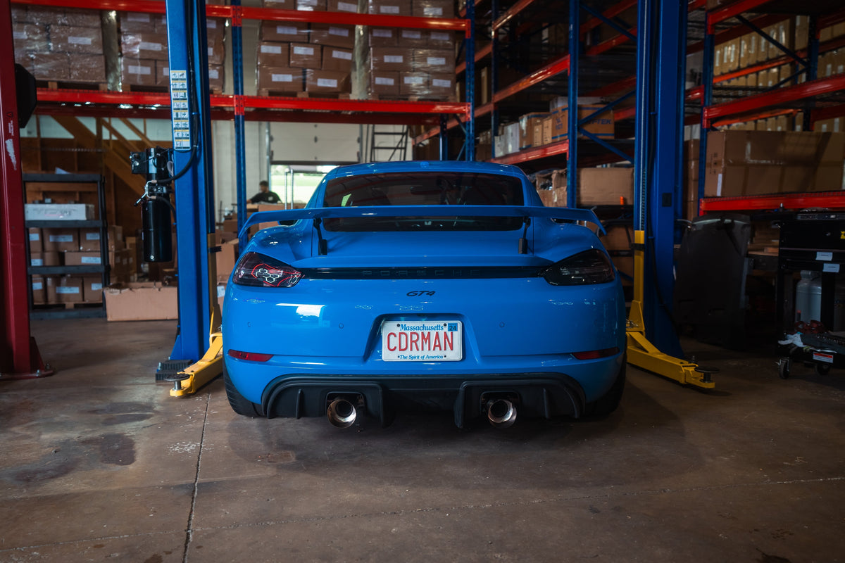Valvetronic Valved Sport Exhaust System for Porsche 718 Cayman GT4 / GTS / Boxster Spyder
