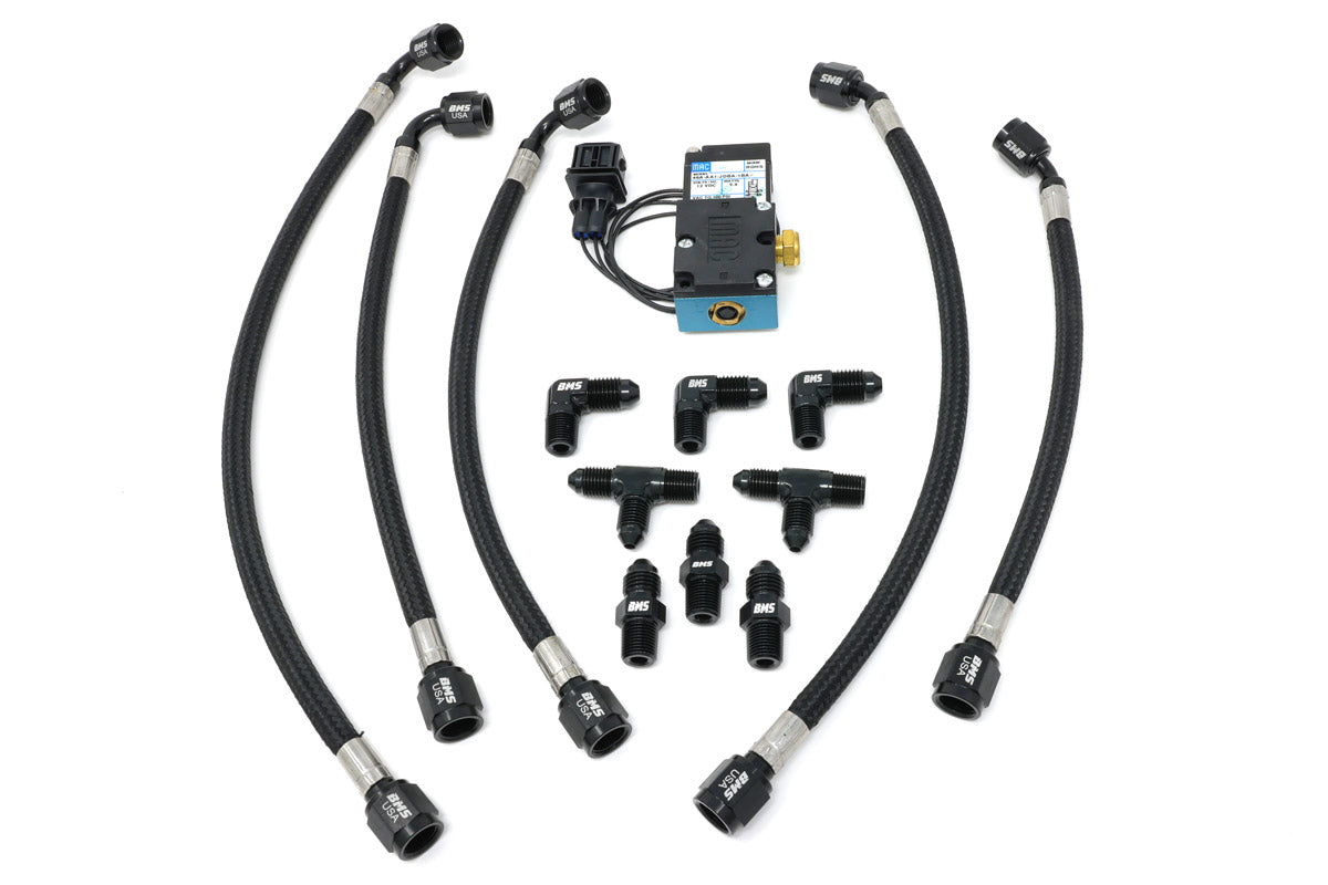 Steel Braided Hard Line Upgrade Kit for KLM Big Turbos