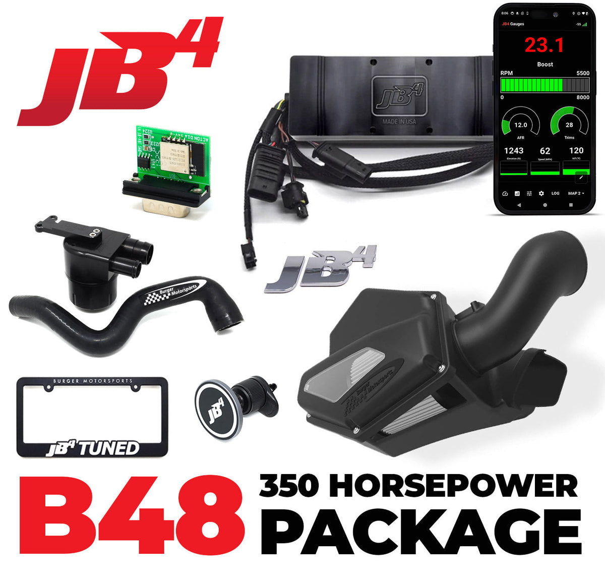 350HP JB4 Power Package for B46/B48 BMW 230i 330i 430i