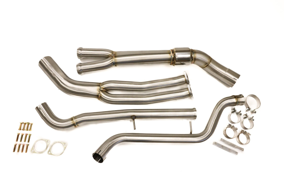 BMW 335i 3.5" RESONATED MIDPIPE