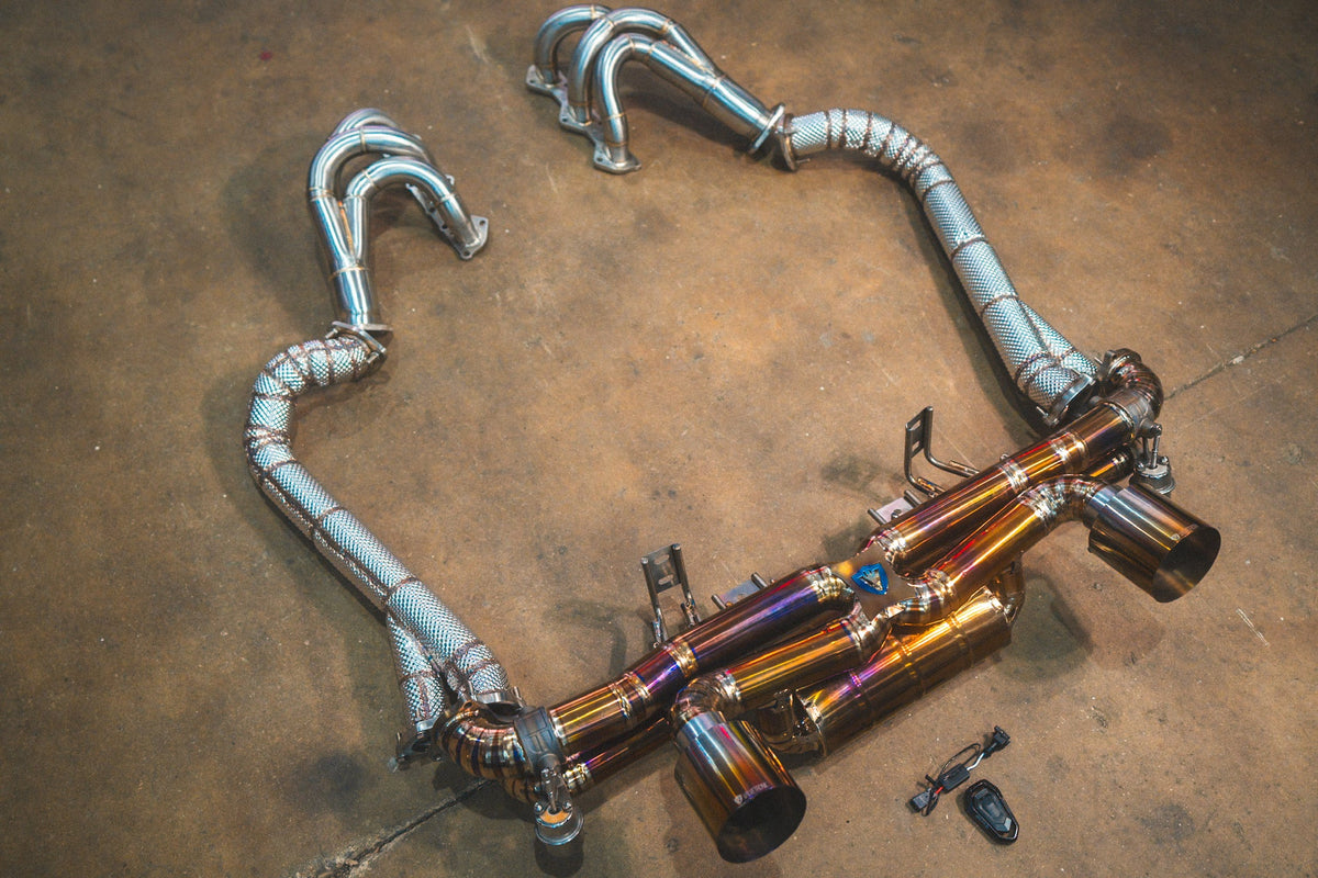 Valvetronic Valved Sport Exhaust System for Porsche 718 Cayman GT4 / GTS / Boxster Spyder