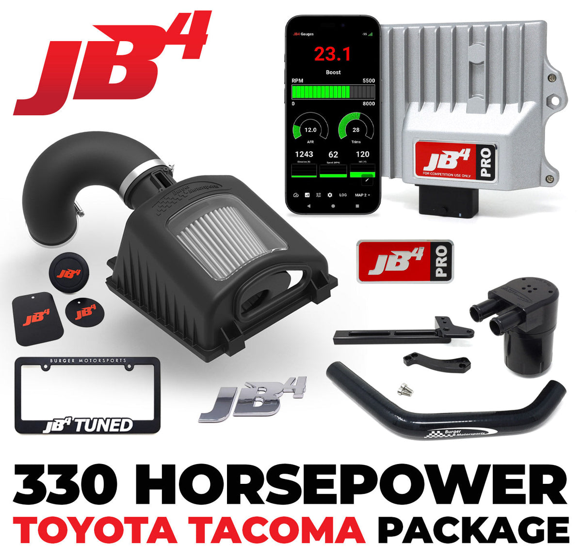 330 Horsepower 2024+ Toyota Tacoma & 2025+ 4Runner Package ***OCC Kit Backordered est to ship mid Nov***