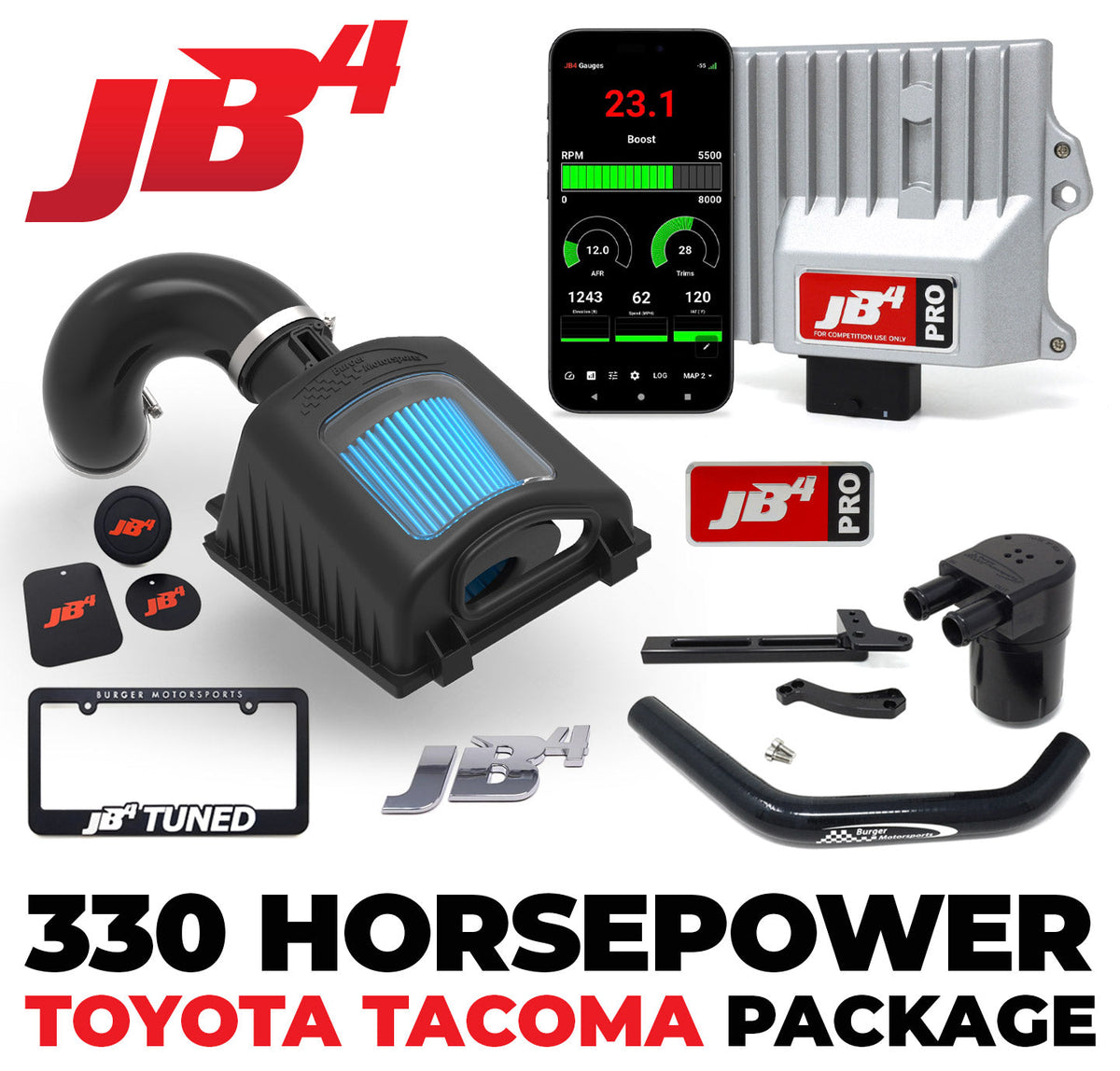 330 Horsepower 2024+ Toyota Tacoma & 2025+ 4Runner Package ***OCC Kit Backordered est to ship mid Nov***
