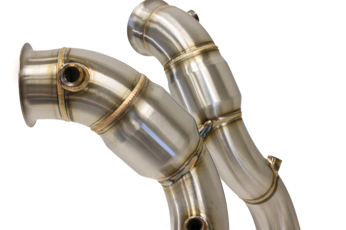 AMG GT 3.5" CATTED DOWNPIPES - C190 GT/GTS/GTC/GTR M178