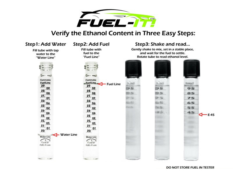 Fuel-It! Glass Ethanol Content Tester