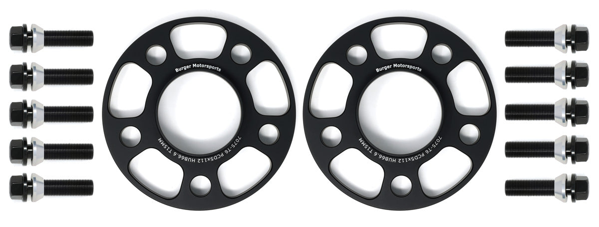 LIGHTWEIGHT G90 G99 BMW M5 Wheel Spacers w/10 Bolts