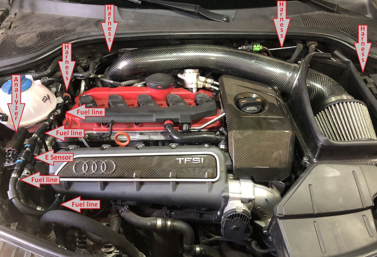 Audi RS3 8P/8V Pre-Facelift & TT RS 8J 2.5T Bluetooth Flex Fuel Kit