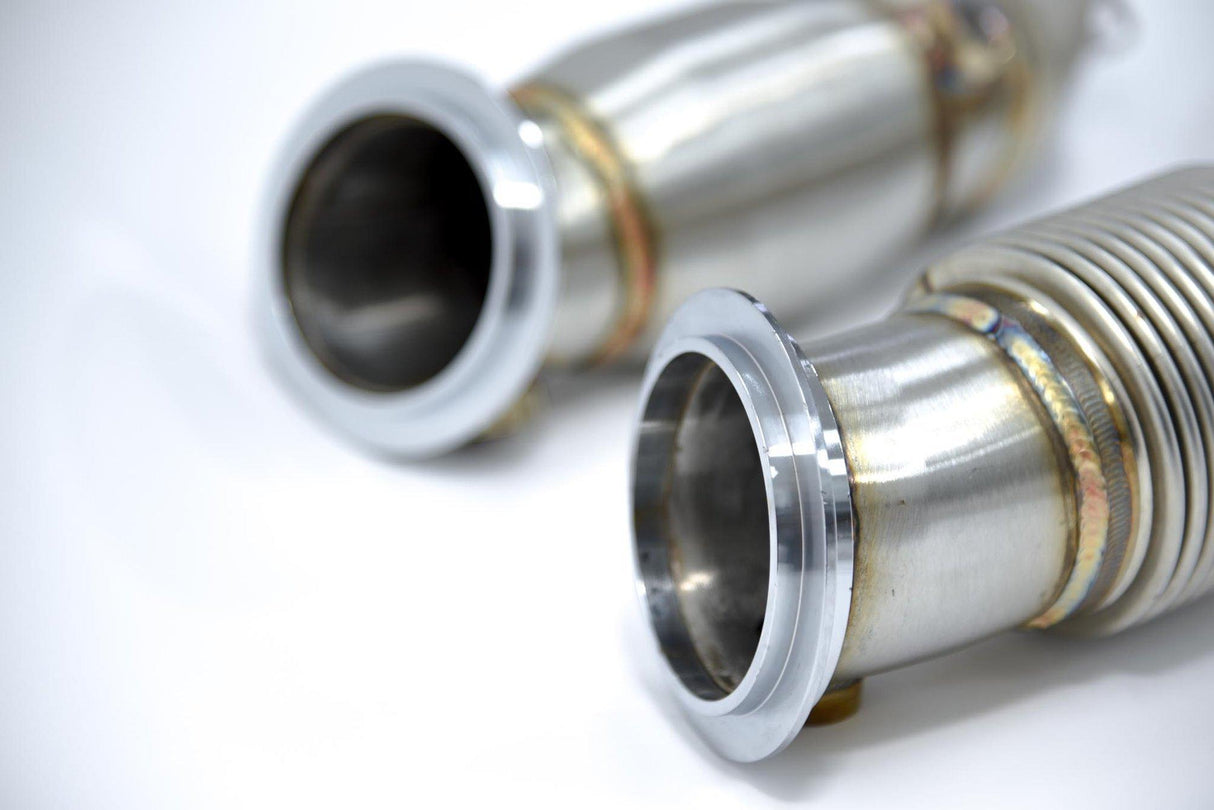 F8X S55 Downpipes