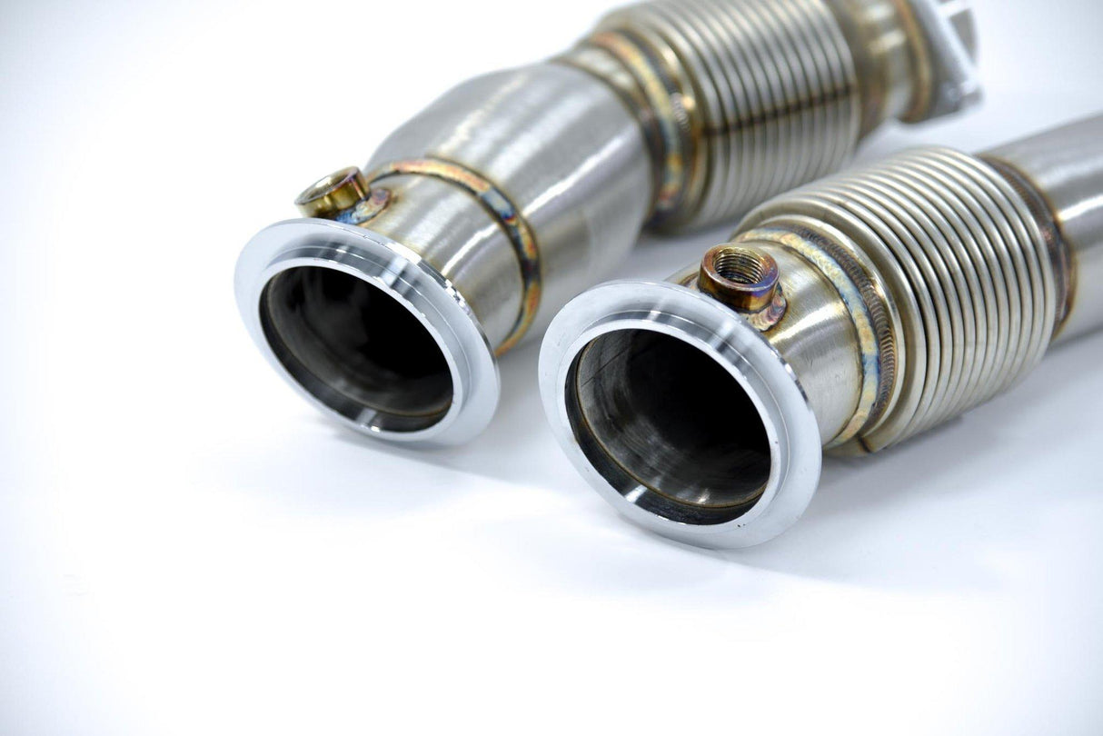 F8X S55 Downpipes