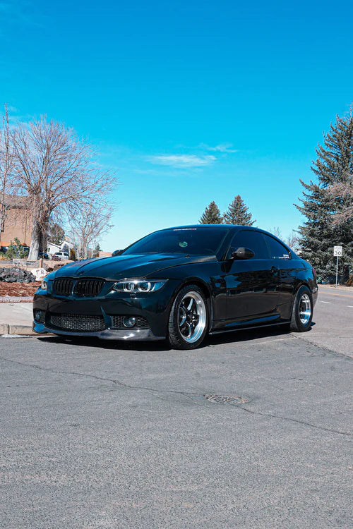 Double Slotted Gloss Black Kidney Grilles ( E9X )