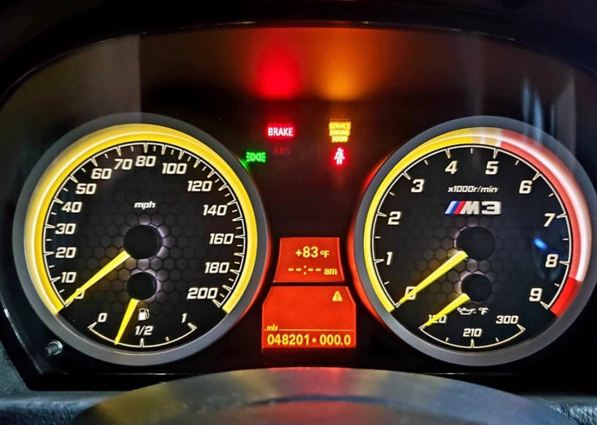 Custom BMW E Chassis Cluster