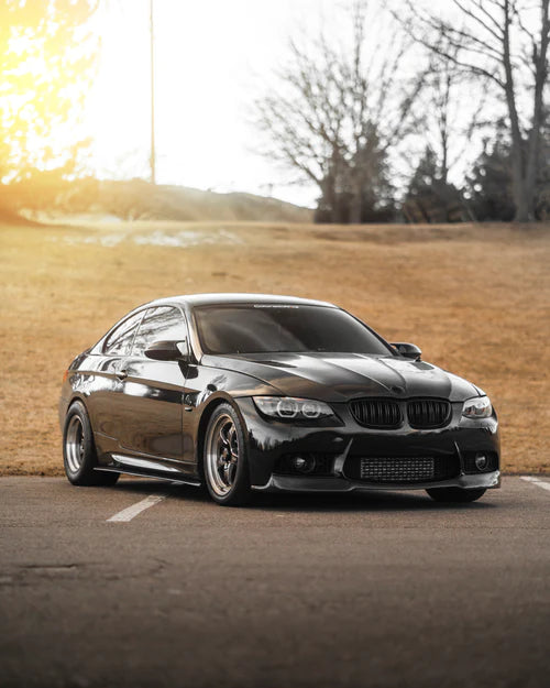 Double Slotted Gloss Black Kidney Grilles ( E9X )