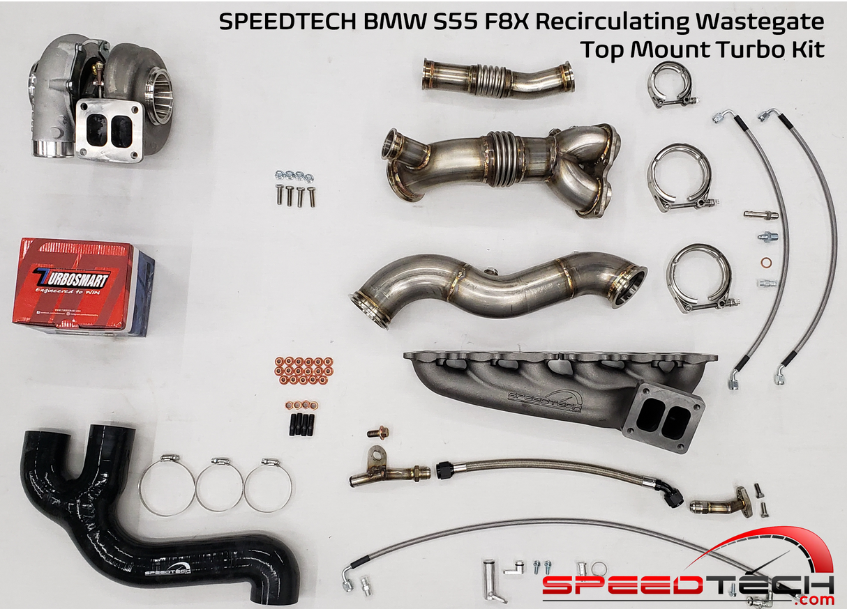 SPEEDTECH S55 F8X NO TURBO RECIRCULATING WASTEGATE KIT
