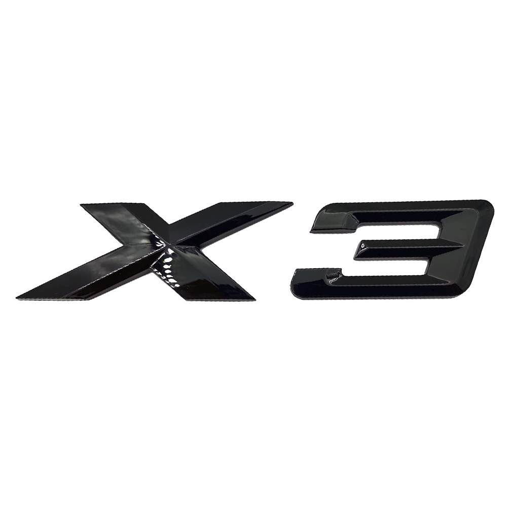 BMW Black Trunk Badge