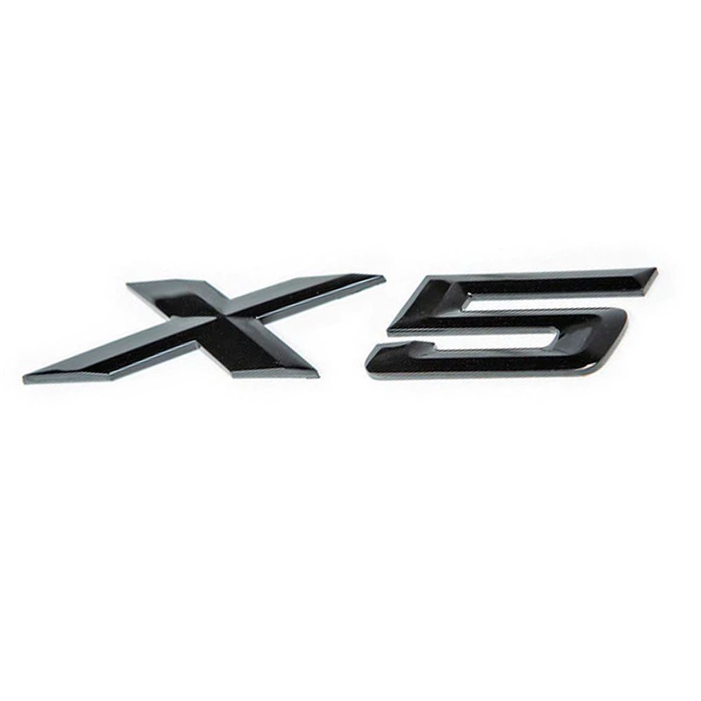 BMW Black Trunk Badge