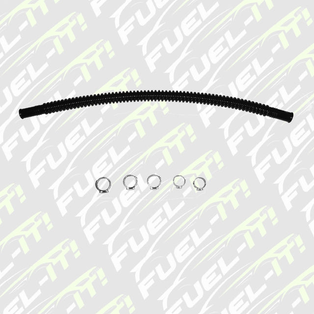 12" (300mm) Replacement Corrugated Fuel Line and Clamps
