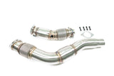 F8X S55 Catted Downpipes