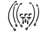 Steel Braided Hard Line Upgrade Kit for KLM Big Turbos
