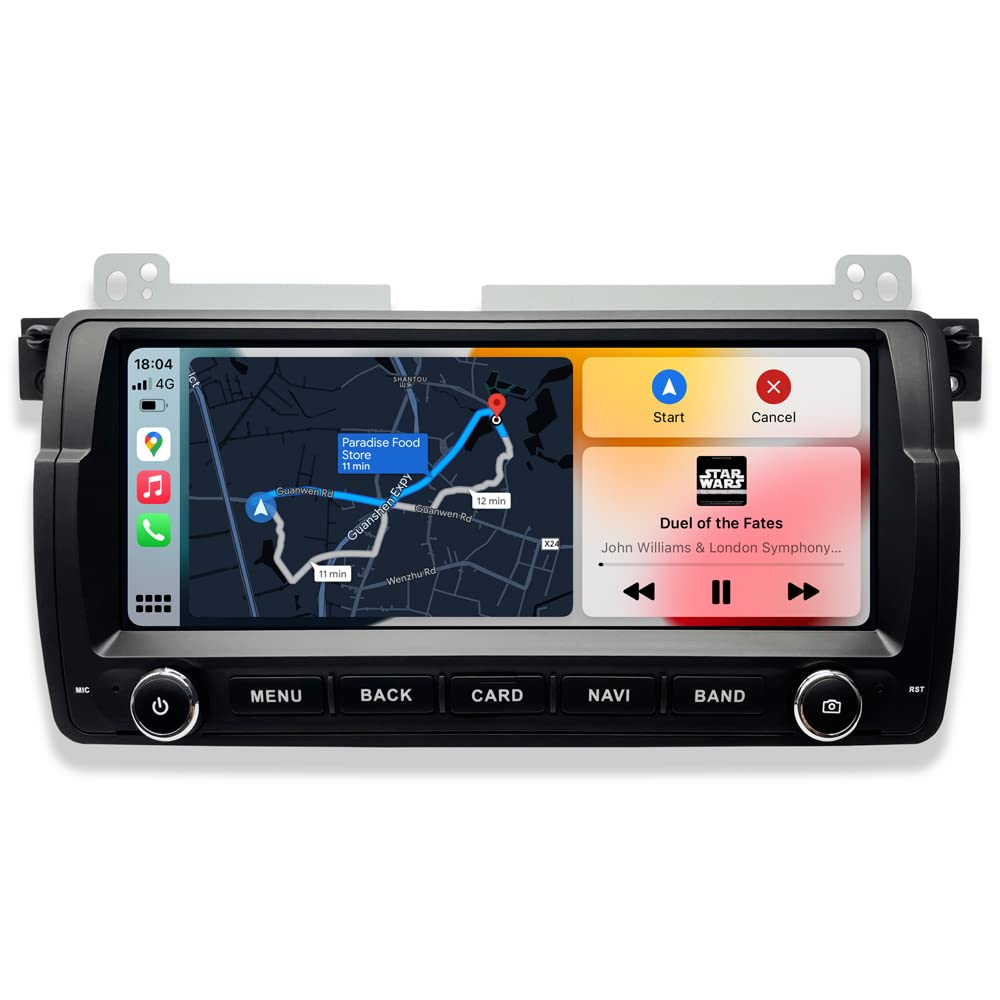 Touch Screen radio Android Auto Carplay BMW 3 Series E46 – RProjekt