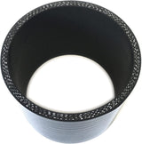 4" ID Straight Silicone Hose Coupler Reinforced High Temp 4-Ply with Clamps
