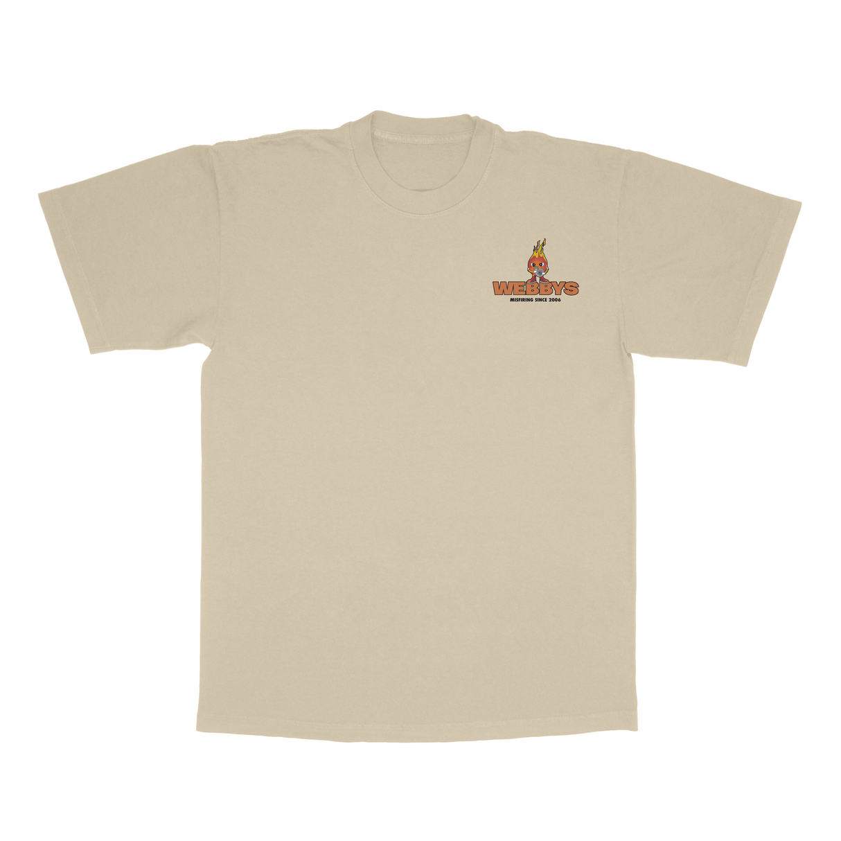 Webbys Misfire Tee Beige