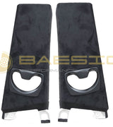 BMW E92 B Pillars Wrapped In Black Alcantara Suede