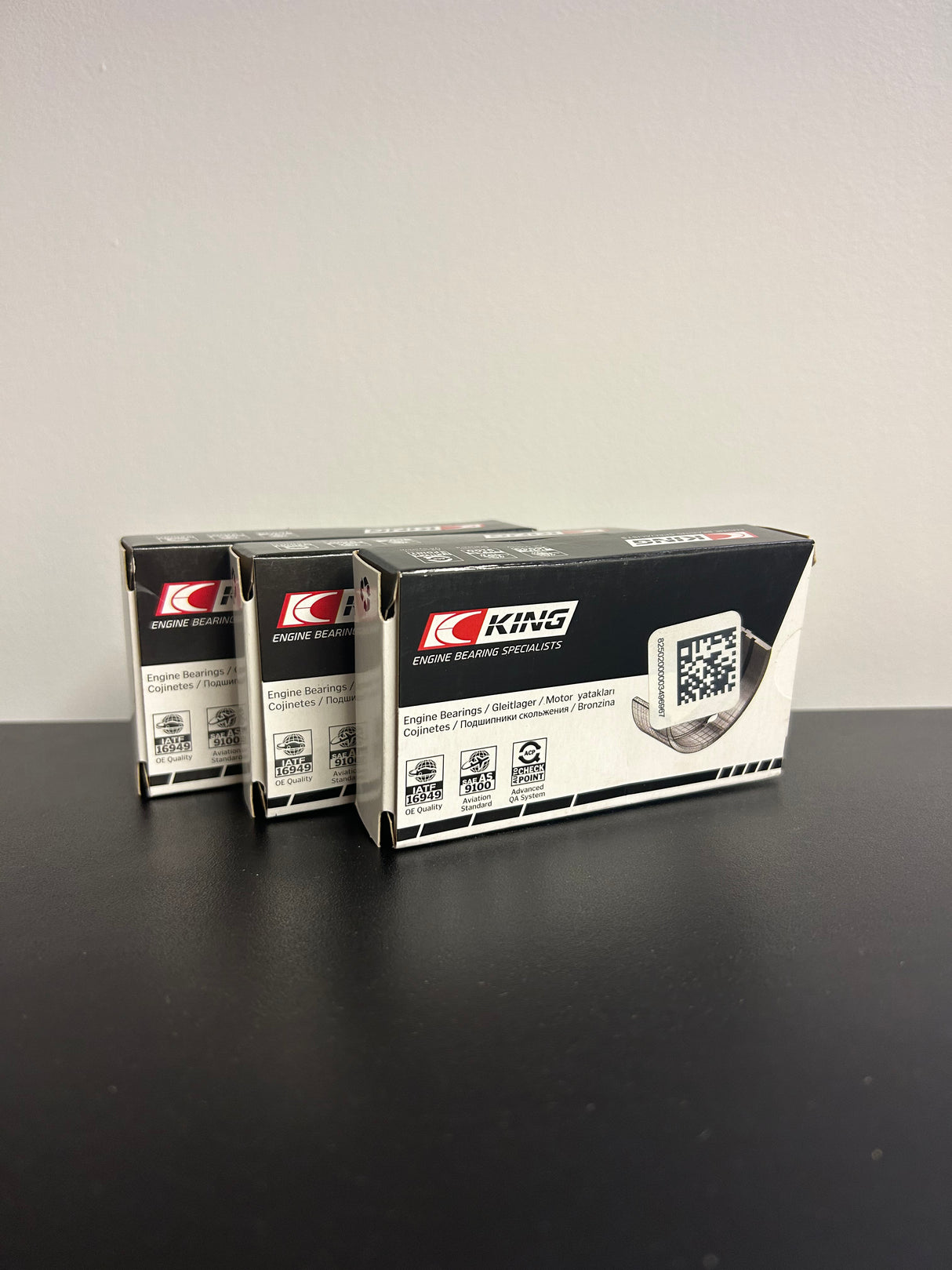 King Bearings BMW Connecting Rod Bearings Complete Set - CR222SV