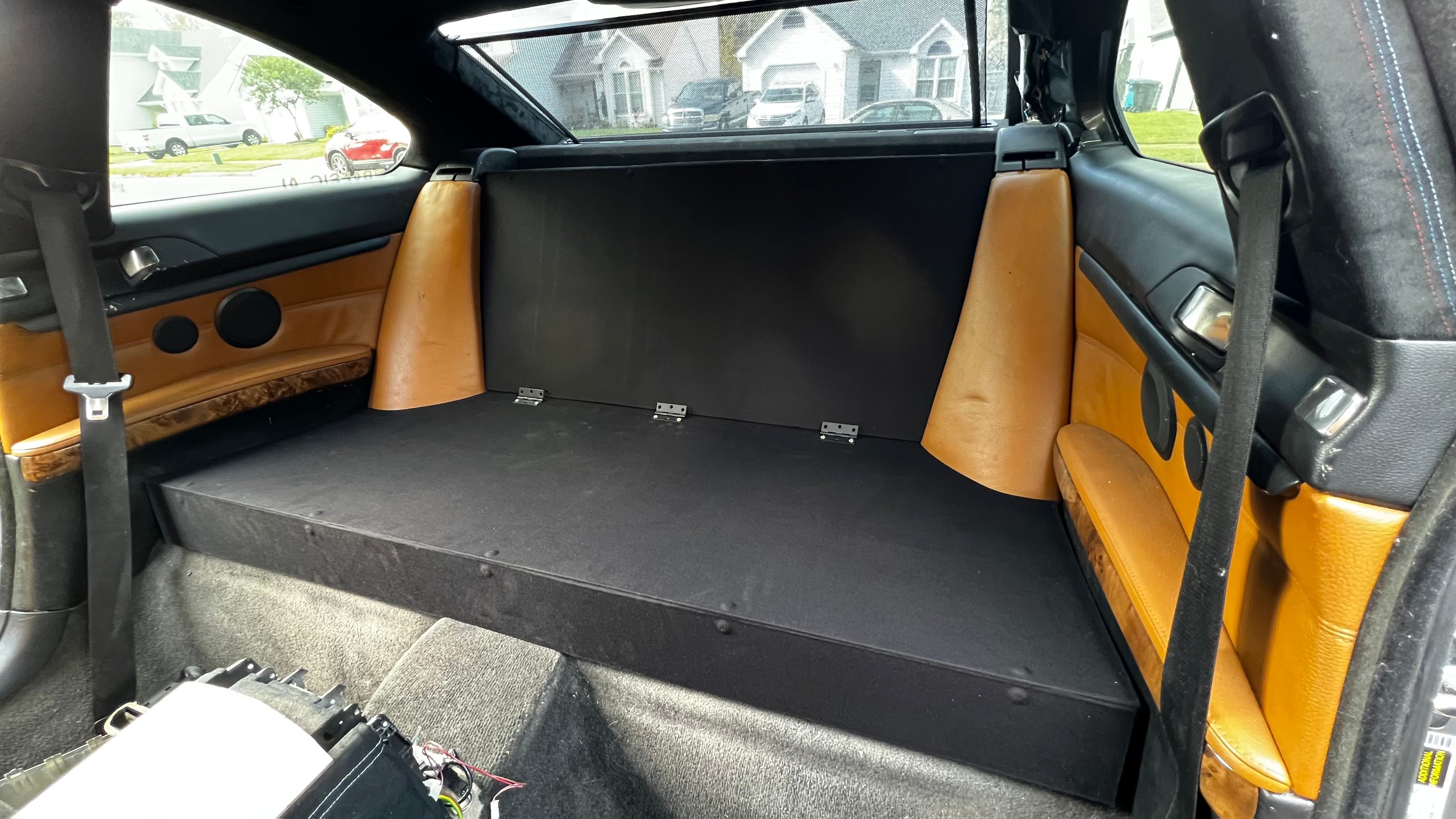 06-13 BMW E92 Rear Seat Delete – Webbys