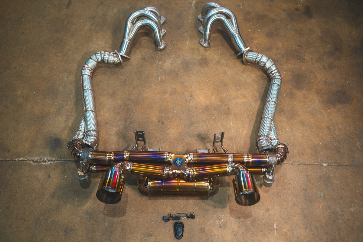 Valvetronic Valved Sport Exhaust System for Porsche 718 Cayman GT4 / GTS / Boxster Spyder