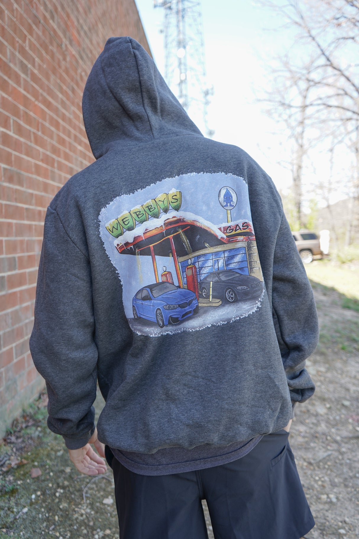Webbys Winter Gas Station Hoodie