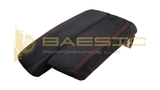 BMW E90 E92 E9X Split Armrest Alcantara Red Stitch