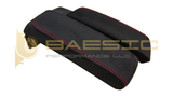 BMW E90 E92 E9X Split Armrest Alcantara Red Stitch