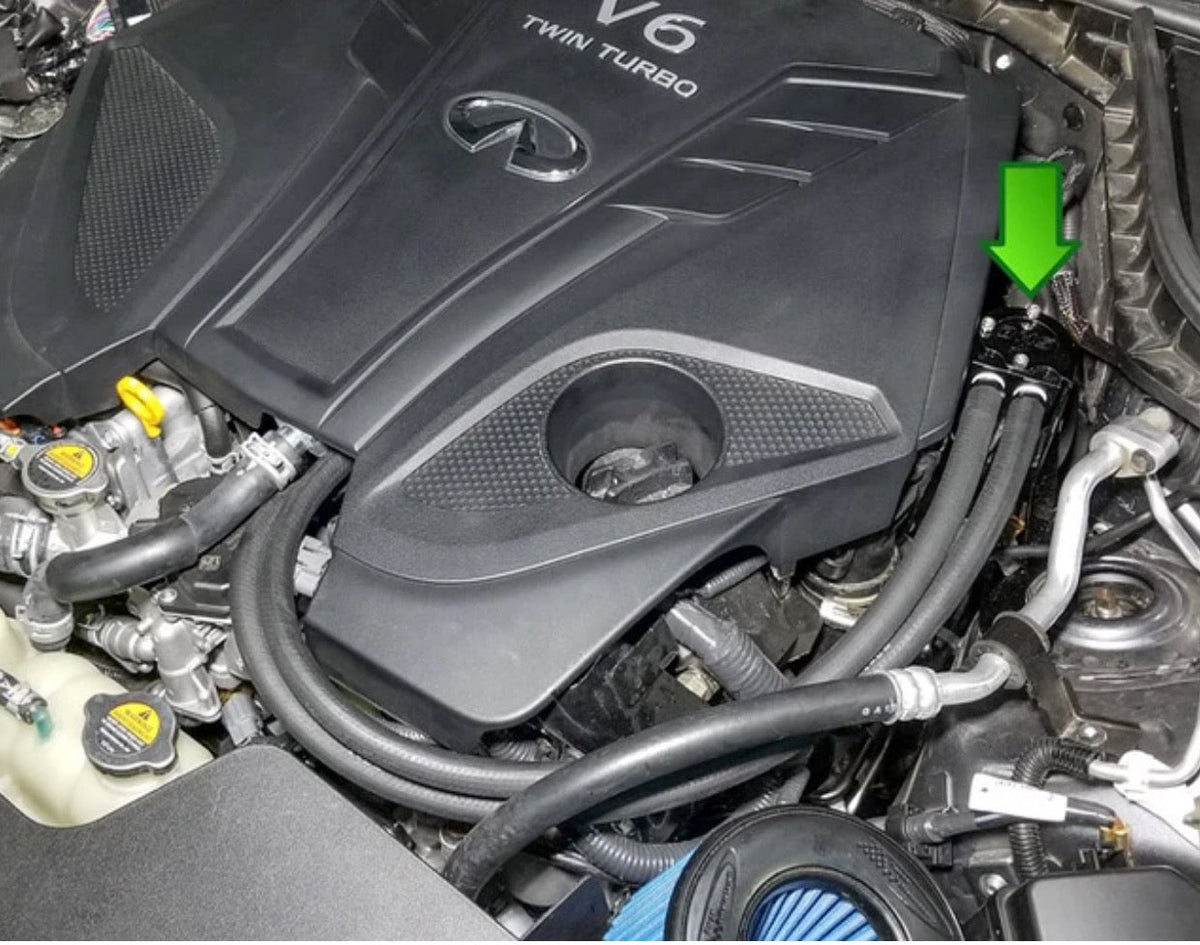 BMS Compact Oil Catch Can Kit for Infiniti Q50/Q60 3.0T VR30
