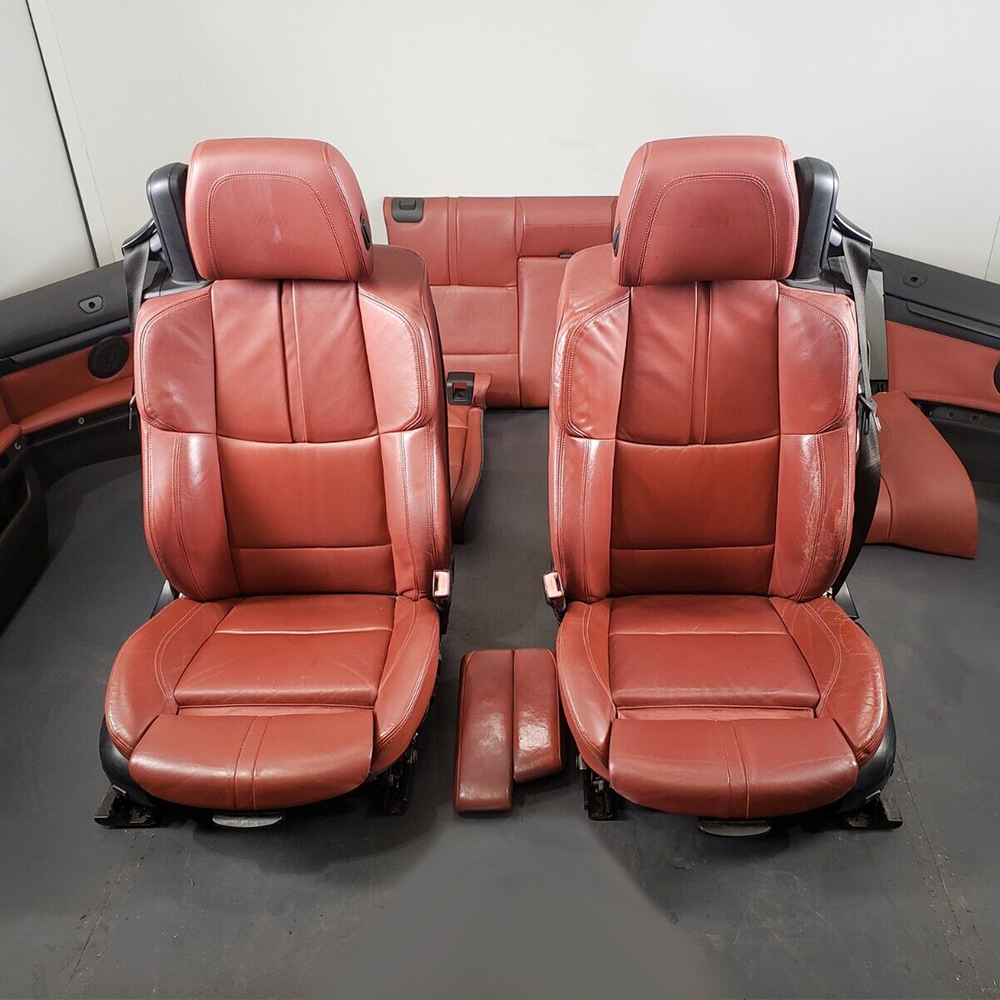 Red leather dye for car seats on sale