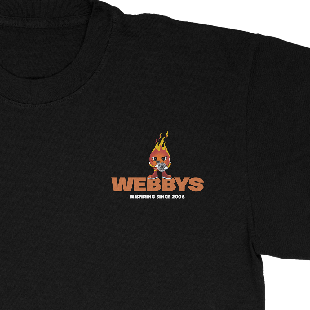 Webbys Misfire Tee Black