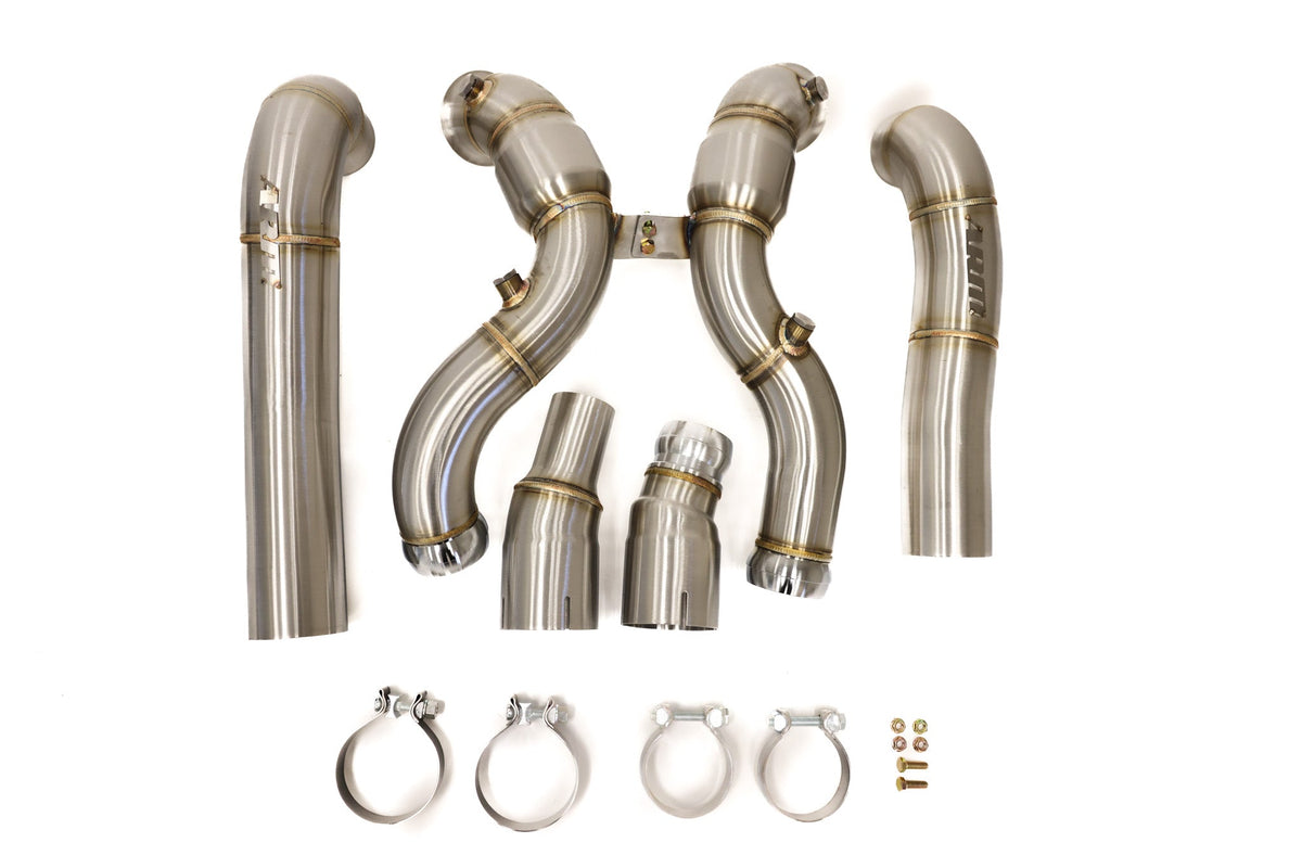AMG GT 3.5" CATTED DOWNPIPES - C190 GT/GTS/GTC/GTR M178