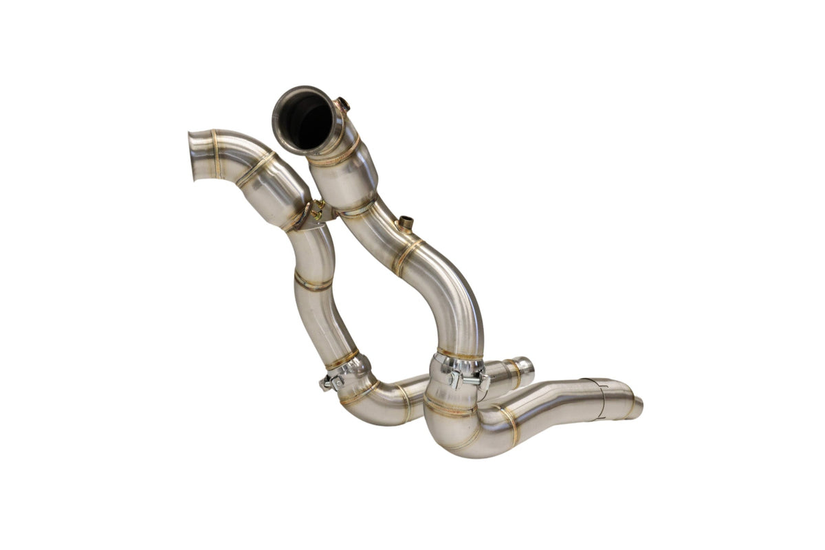 AMG GT 3.5" CATTED DOWNPIPES - C190 GT/GTS/GTC/GTR M178