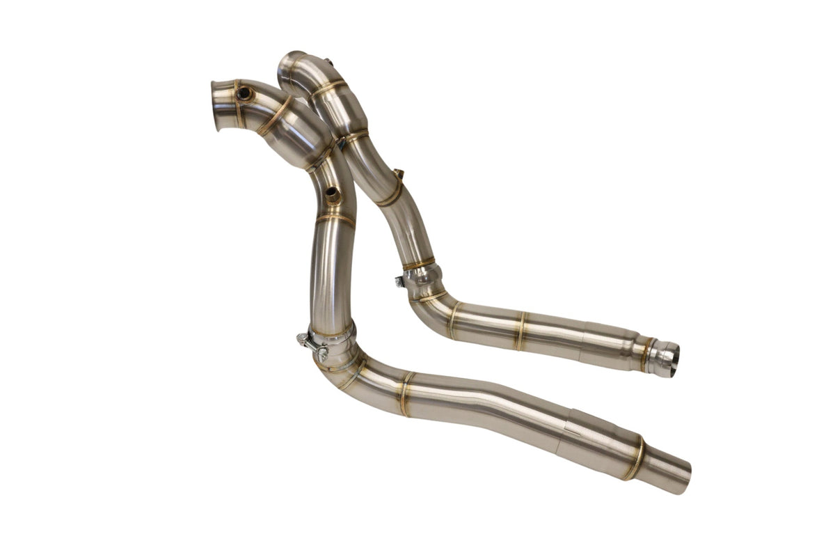 AMG GT 3.5" CATTED DOWNPIPES - C190 GT/GTS/GTC/GTR M178