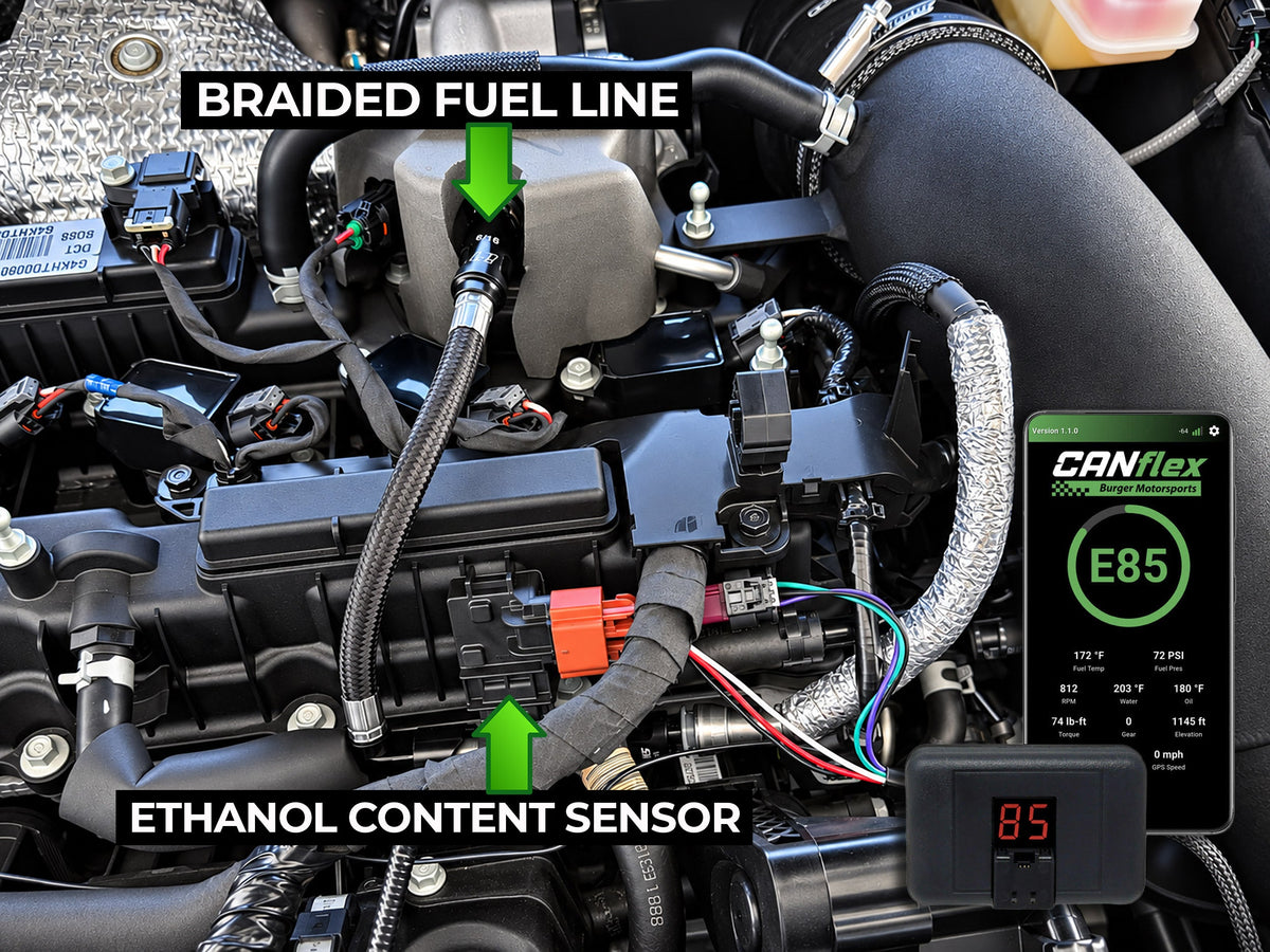 Hyundai Elantra/Veloster N 2.0T CANFlex Flex Fuel Ethanol Content Sensor for E85 Fuel Monitoring