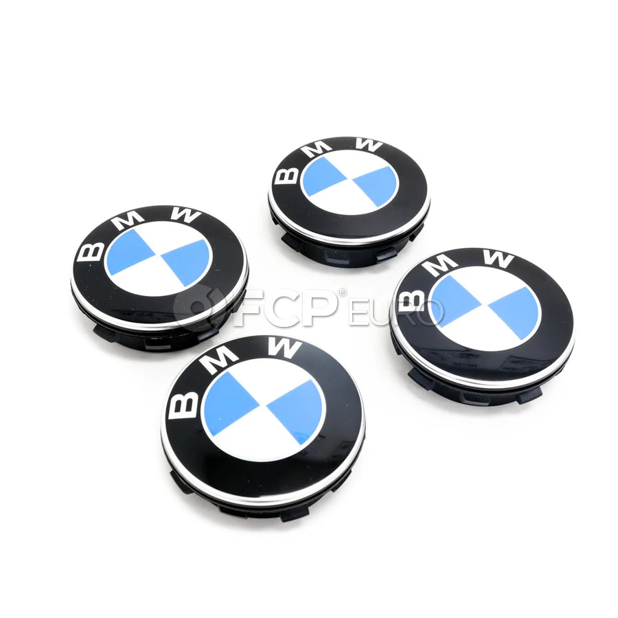 BMW Floating Center Cap Set - Genuine BMW 36122455269