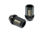 BMS Elite Titanium Lug Nuts for Tesla - 21mm HEX - M14x1.5 - Cone Seat - Set of 20