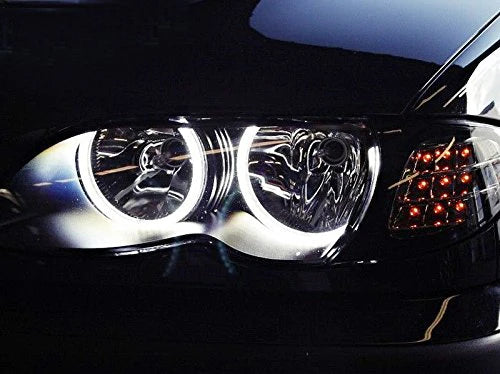 Angel Eyes CCFL Anneaux Halo Blanc Haute Luminosité Pour BMW E46 Coupé/Cabriolet 1993-2003 - 12