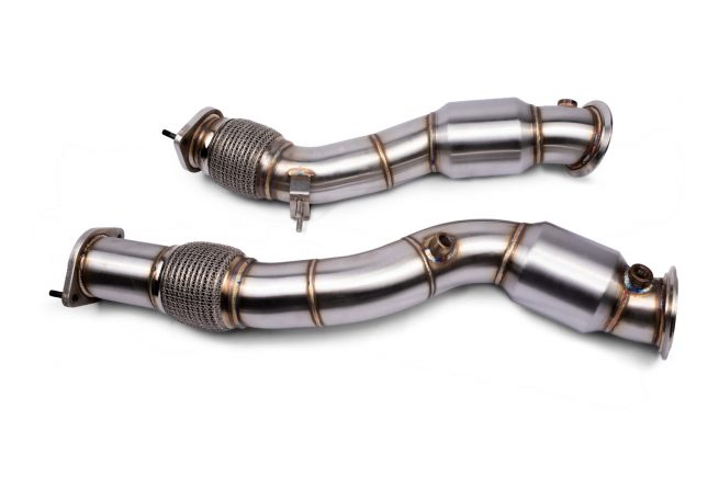 VRSF Stainless Steel Race Downpipes for 2019 – 2022 BMW X3M & X4M S58 F97 F98 - COLORADO N5X