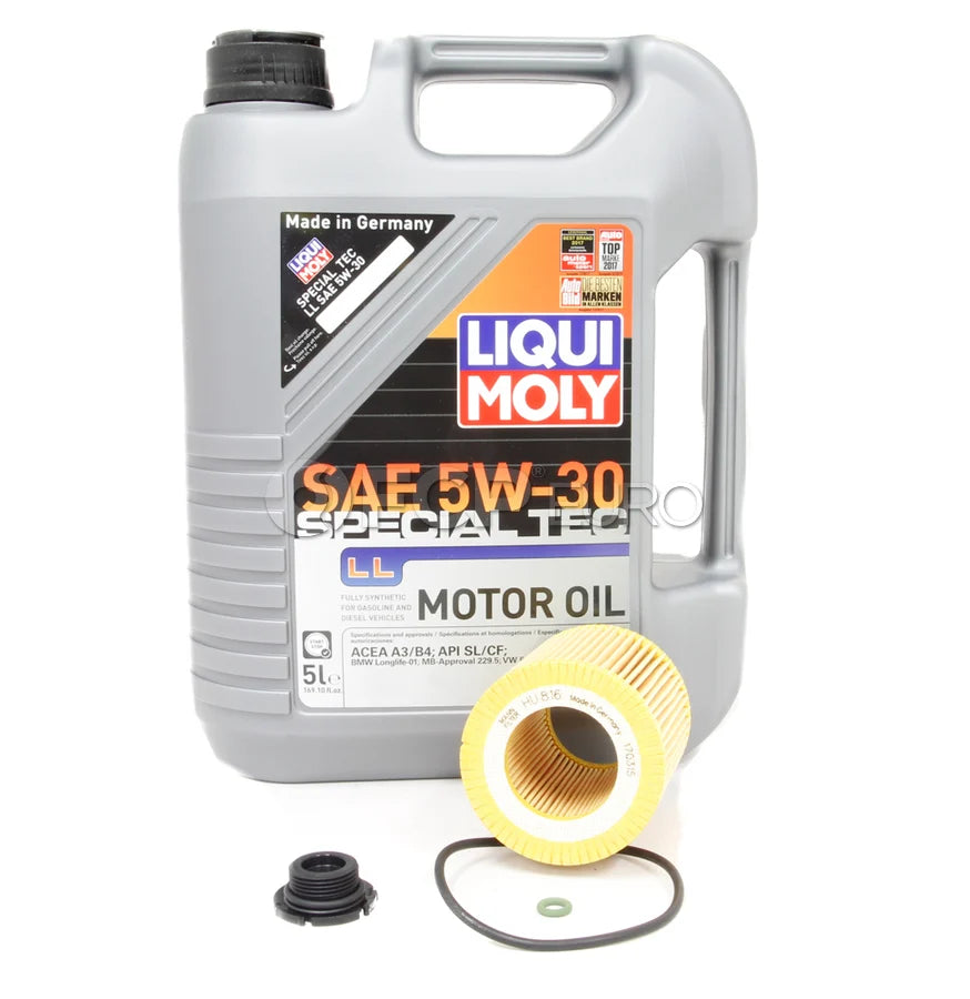 BMW 5W30 Oil Change Kit - Liqui Moly 11427953125KT3